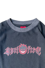 画像をギャラリービューアに読み込む, MADE IN USA 90'S LOGO RINGER T-SHIRT / BLACK [SIZE: M USED]
