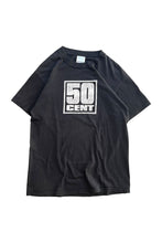 画像をギャラリービューアに読み込む, MADE IN MEXICO Y2K 03'S 50 CENT HIP-HOP RAP T-SHIRT / BLACK [SIZE: M USED]
