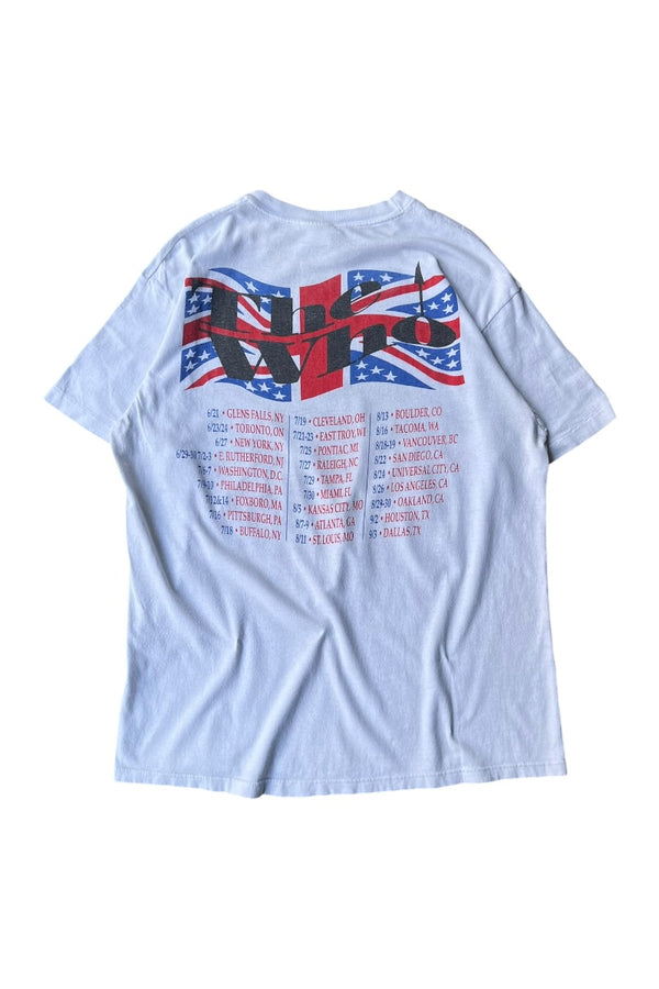 MADE IN USA 89'S THE WHO 밴드 티셔츠 / 화이트 [사이즈: XL USED]