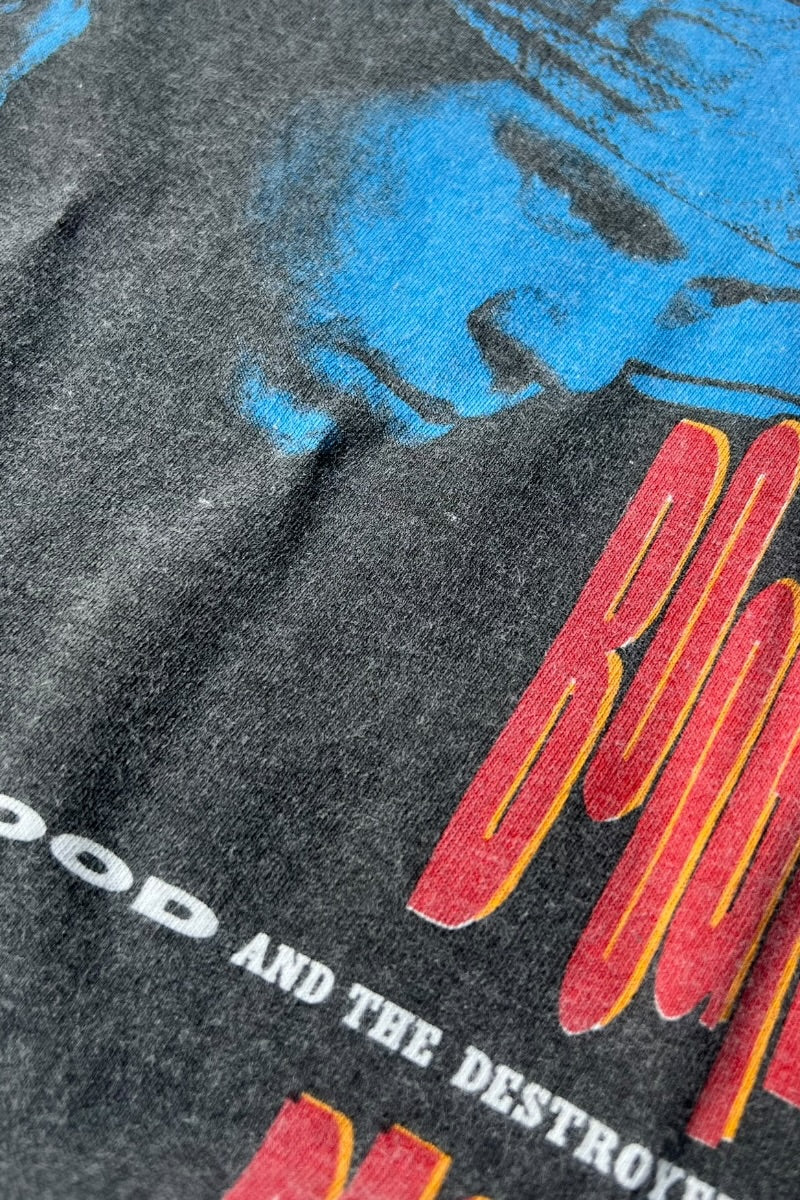 MADE IN USA 91'S GEORGE THOROGOOD MUSIC T-SHIRT / WHITE [사이즈: XL USED]
