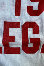 画像をギャラリービューアに読み込む, MADE IN USA 80'S RINGER MESSAGE T-SHIRT / WHITE [SIZE: XL USED]
