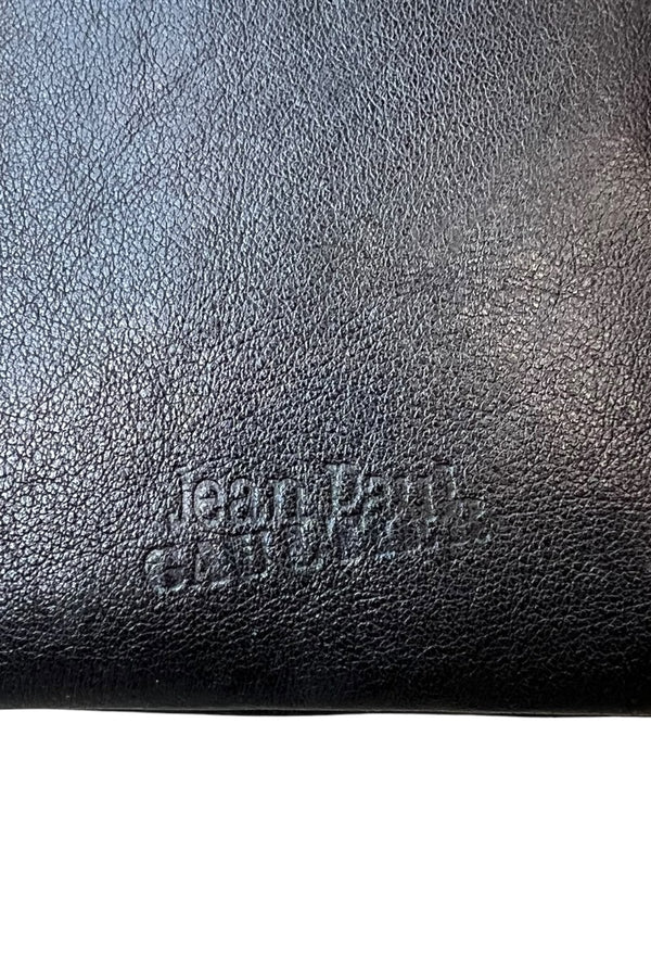 SMALL LEATHER SHOULDER BAG / BLACK [사이즈: ONE SIZE USED]