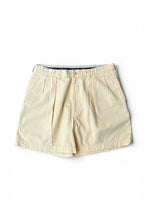 画像をギャラリービューアに読み込む, MADE IN USA 90'S TUCK CHINO SHORTS / YELLOW [SIZE: 36 USED]
