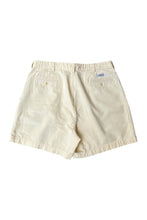 画像をギャラリービューアに読み込む, MADE IN USA 90'S TUCK CHINO SHORTS / YELLOW [SIZE: 36 USED]
