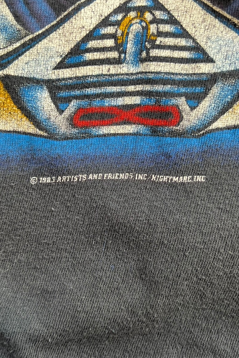 MADE IN USA 83'S JOURNEY BAND T-SHIRT / BLACK [SIZE: M USED]