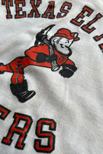 画像をギャラリービューアに読み込む, MADE IN USA 90'S V-NECK FOOTBALL T-SHIRT / WHITE [SIZE: L USED]

