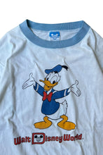 画像をギャラリービューアに読み込む, MADE IN USA 80'S DNALD DUCK RINGER T-SHIRT / WHITE [SIZE: L USED]
