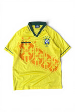 画像をギャラリービューアに読み込む, 94'S BRAZIL FOOTBALL GAME SHIRT / YELLOW [SIZE: L USED]
