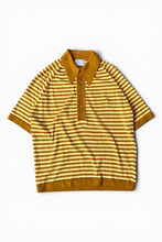 画像をギャラリービューアに読み込む, 70'S BORDER S/S POLO SHIRT / YELLOW [SIZE: L USED]
