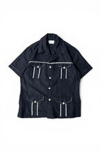 画像をギャラリービューアに読み込む, 80'S 4 POCKETS S/S SHIRT / BLACK [SIZE: L USED]
