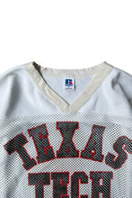 画像をギャラリービューアに読み込む, MADE IN USA 90'S V-NECK MESH GAME SHIRT / WHITE [SIZE: XL USED]
