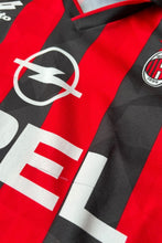 画像をギャラリービューアに読み込む, 94'S-98'S AC MILAN FOOTBALL SHIRT / STRIPE [SIZE: M USED]
