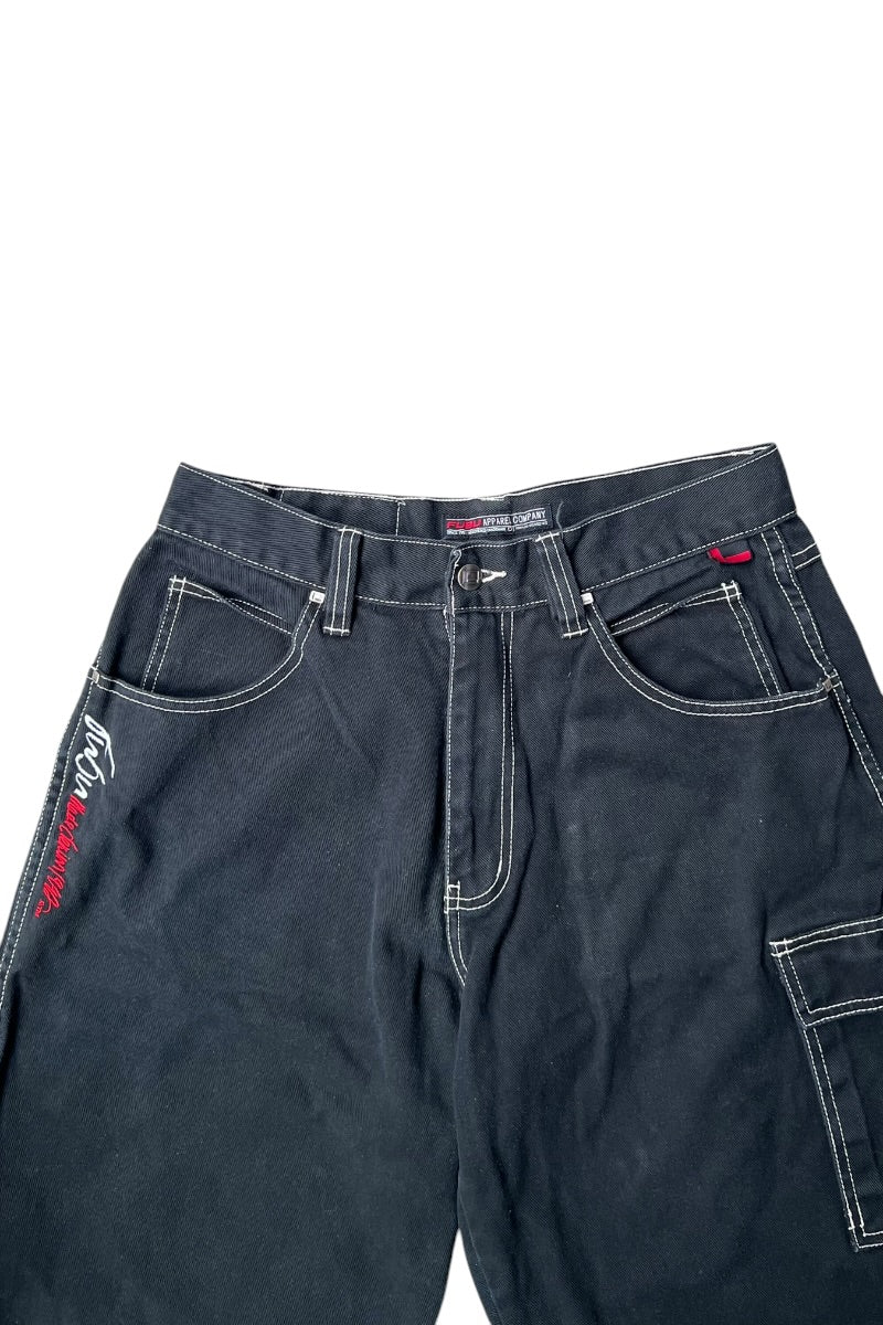 Y2K EARLY 00'S 카고 반바지 / 블랙 [사이즈: 32 USED]