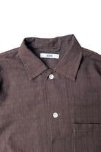 画像をギャラリービューアに読み込む, MADE IN USA S/S SHIRT / BROWN [SIZE: XS USED]
