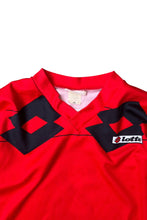 画像をギャラリービューアに読み込む, 90'S L/S FOOTBALL GAME SHIRT / RED [SIZE: 2XL USED]
