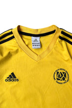 画像をギャラリービューアに読み込む, 90'S V-NECK FOOTBALL GAME SHIRT / YELLOW [SIZE: L USED]
