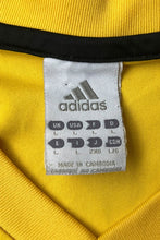 画像をギャラリービューアに読み込む, 90'S V-NECK FOOTBALL GAME SHIRT / YELLOW [SIZE: L USED]
