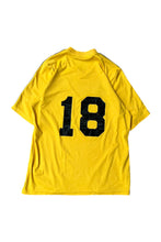 画像をギャラリービューアに読み込む, 90'S V-NECK FOOTBALL GAME SHIRT / YELLOW [SIZE: L USED]
