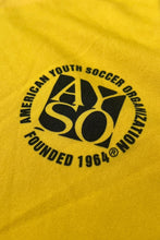 画像をギャラリービューアに読み込む, 90'S V-NECK FOOTBALL GAME SHIRT / YELLOW [SIZE: L USED]
