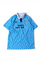 画像をギャラリービューアに読み込む, 90'S LAZIO FOOTBALL GAME SHIRT / LIGHT BLUE [SIZE: M USED]
