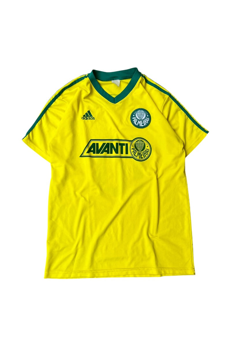 Y2K EARLY 00'S PALMEIRAS FOOTBALL GAME SHIRT / YELLOW [SIZE: L USED]