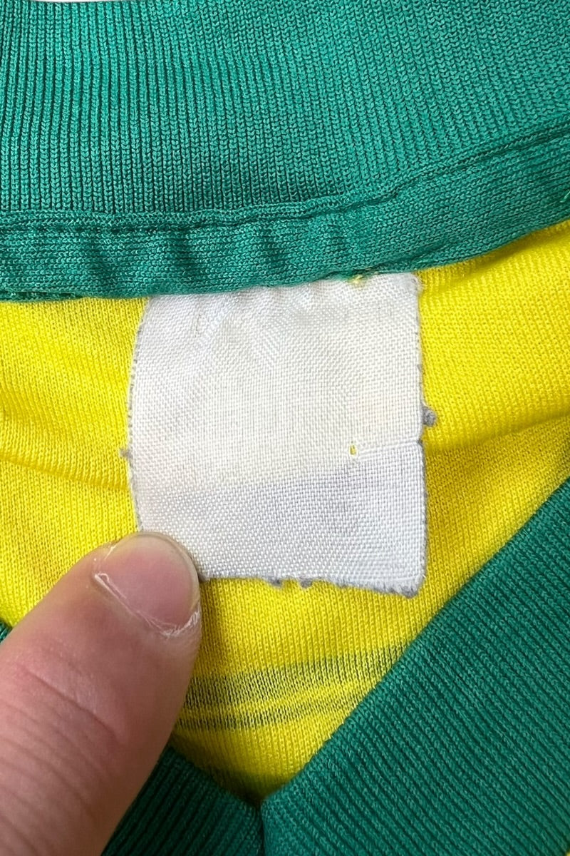 Y2K EARLY 00'S PALMEIRAS FOOTBALL GAME SHIRT / YELLOW [SIZE: L USED]