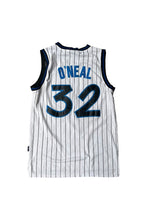 画像をギャラリービューアに読み込む, 90'S ORLAND MAGIC SHAQ O'NEAL NBA GAME SHIRT / STRIPE [SIZE: S USED]
