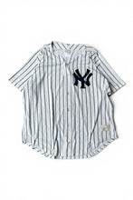 画像をギャラリービューアに読み込む, MADE IN USA 80'S NY YANKEES BASEBALL SHIRT / WHITE [SIZE: XL USED]
