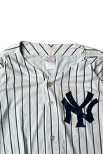 画像をギャラリービューアに読み込む, MADE IN USA 80'S NY YANKEES BASEBALL SHIRT / WHITE [SIZE: XL USED]
