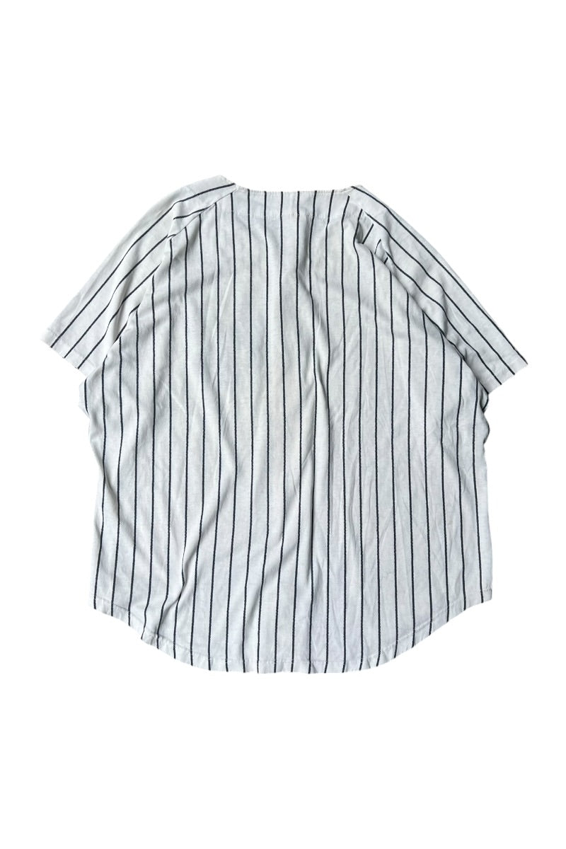 MADE IN USA 80년대 뉴욕 양키스 베이스볼 셔츠 / 화이트 [사이즈: XL USED]