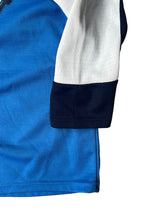 画像をギャラリービューアに読み込む, MADE IN CANADA 02'S FINLAND OLYMPIC HOCKEY GAME SHIRT / BLUE [SIZE: S USED]
