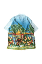 画像をギャラリービューアに読み込む, 90'S S/S SILK HAWAIIAN SHIRT / MULTI [SIZE: L USED]
