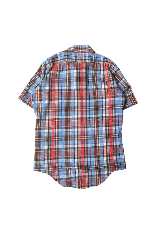 70년대 S/S 체크 셔츠 / 체크 [사이즈: M USED]