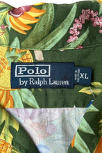 画像をギャラリービューアに読み込む, 90'S S/S VISCOSE HAWAIIAN SHIRT / GREEN [SIZE: XL USED]
