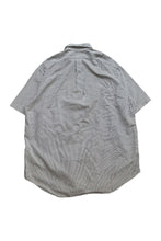 画像をギャラリービューアに読み込む, 90'S S/S BD STRIPE SHIRT / GRAY [SIZE: L USED]
