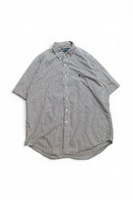画像をギャラリービューアに読み込む, 90'S S/S BD STRIPE SHIRT / GRAY [SIZE: L USED]
