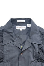 画像をギャラリービューアに読み込む, 90'S S/S BDP EMBROIDERY CUBA SHIRT / BLACK [SIZE: L USED]
