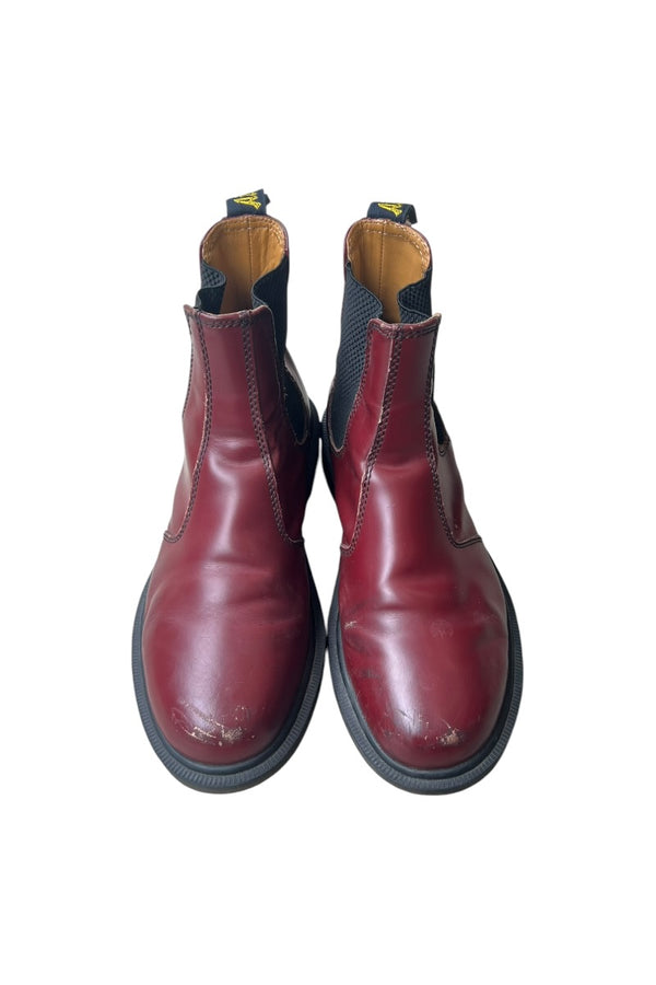 사이드 고어 부츠 / 버건디 [사이즈: US8.0 (26cm 상당) USED]