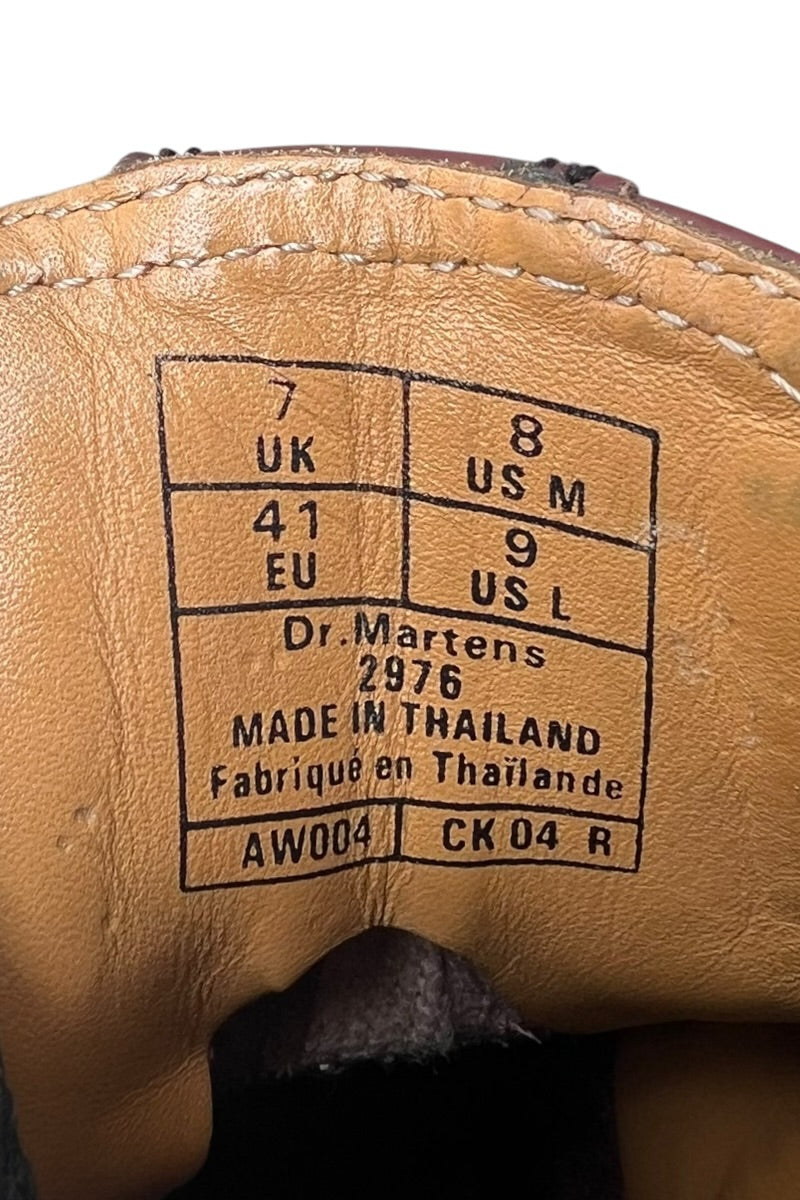 사이드 고어 부츠 / 버건디 [사이즈: US8.0 (26cm 상당) USED]