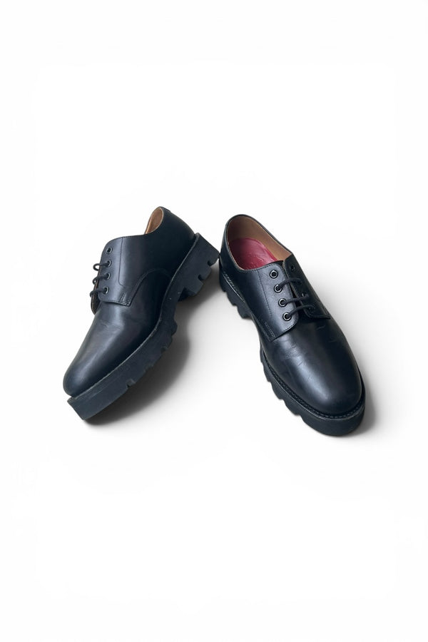 LEATHER SHOES / BLACK [SIZE: US9.0 (27cm 상당) USED]