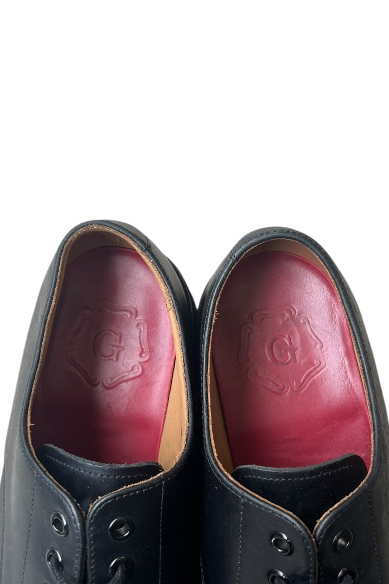 LEATHER SHOES / BLACK [SIZE: US9.0 (27cm相当) USED]