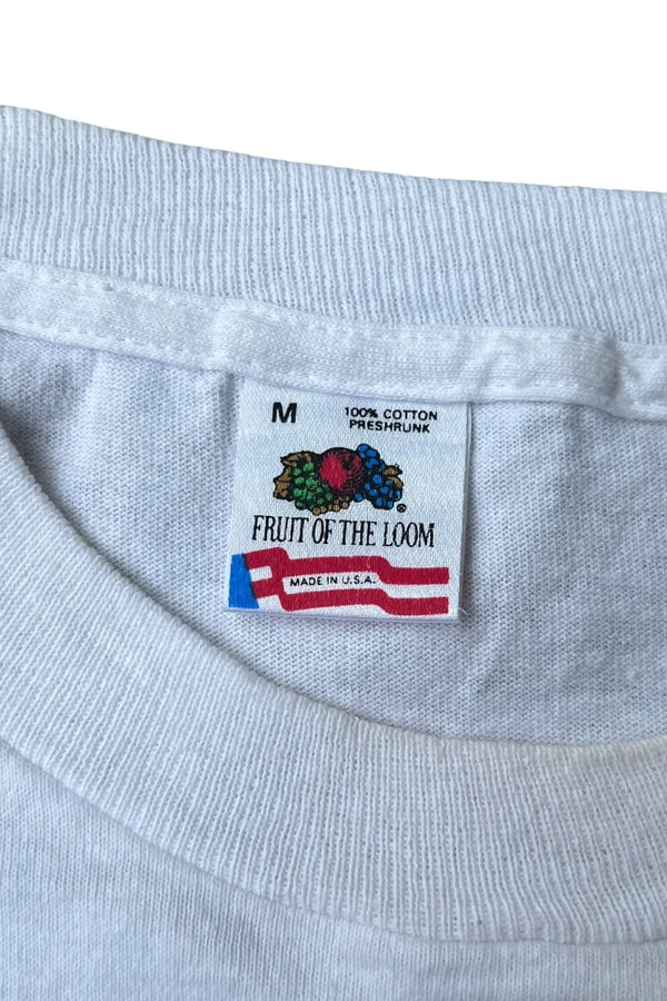 MADE IN USA 90년대 타임스퀘어 티셔츠 / 화이트 [사이즈: M 중고]