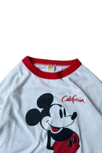 画像をギャラリービューアに読み込む, MADE IN USA 80'S MICKEY RINGER T-SHIRT / WHITE [SIZE: L USED]
