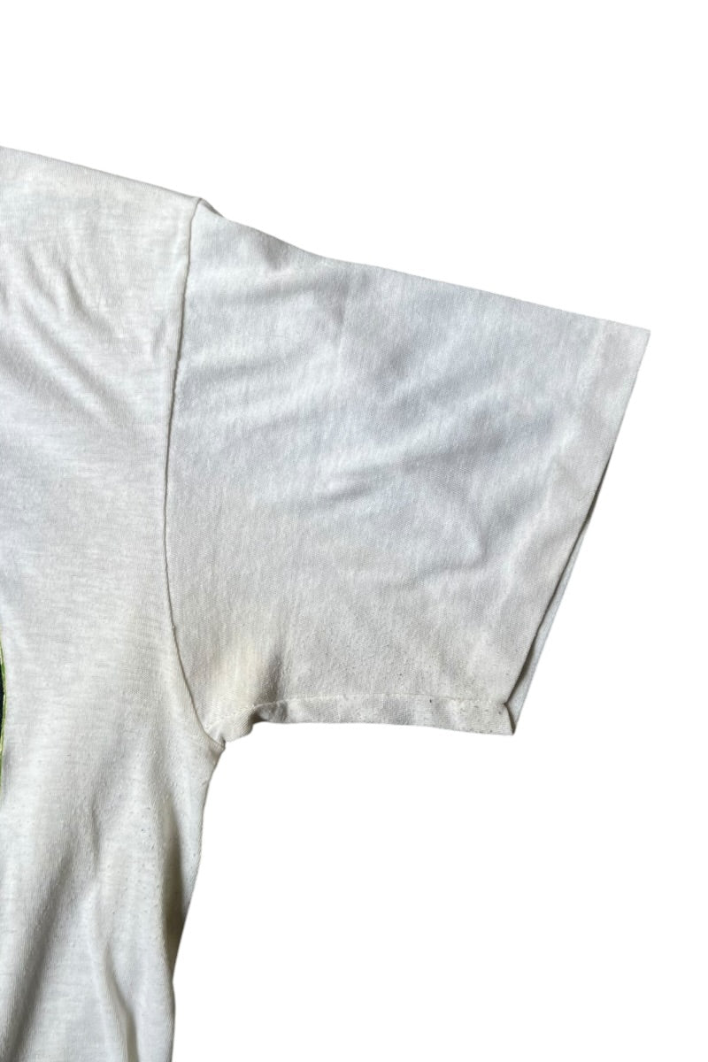 MADE IN USA 87'S KISS I WENT CRAZY WITH KISS BAND T-SHIRT / WHITE [사이즈: XL USED]