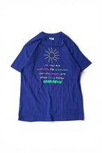 画像をギャラリービューアに読み込む, MADE IN USA 90'S MESSAGE T-SHIRT / NAVY [SIZE: L USED]
