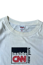 画像をギャラリービューアに読み込む, MADE IN USA Y2K EARLY 00'S CNN ADVERTISING T-SHIRT / WHITE [SIZE: XL USED]
