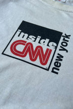 画像をギャラリービューアに読み込む, MADE IN USA Y2K EARLY 00'S CNN ADVERTISING T-SHIRT / WHITE [SIZE: XL USED]

