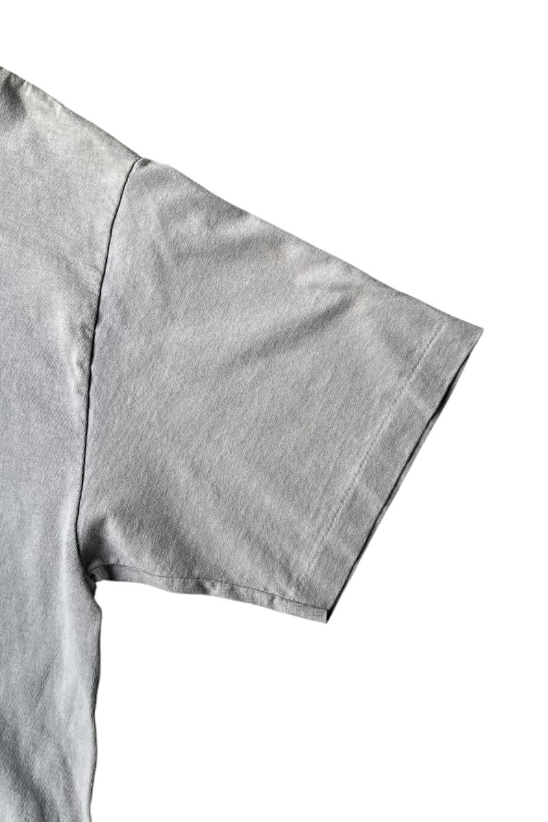 MADE IN USA 90'S OUTLINE LOGO SKATE BOADING T-SHIRT / GRAY [SIZE: XL USED]