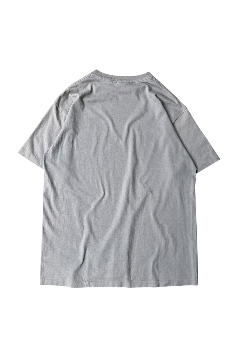 MADE IN USA 90'S OUTLINE LOGO SKATE BOADING T-SHIRT / GRAY [SIZE: XL USED]