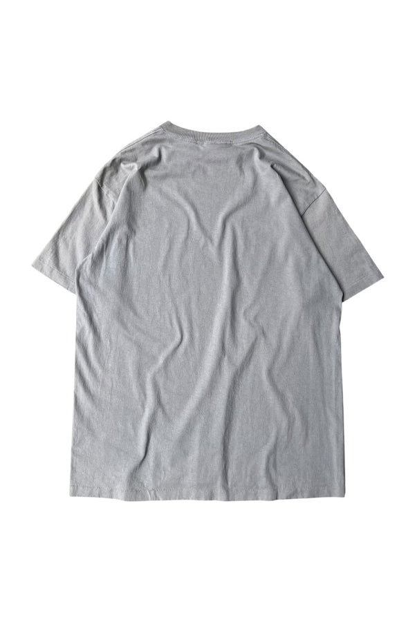 MADE IN USA 90'S OUTLINE LOGO SKATE BOADING T-SHIRT / GRAY [SIZE: XL USED]
